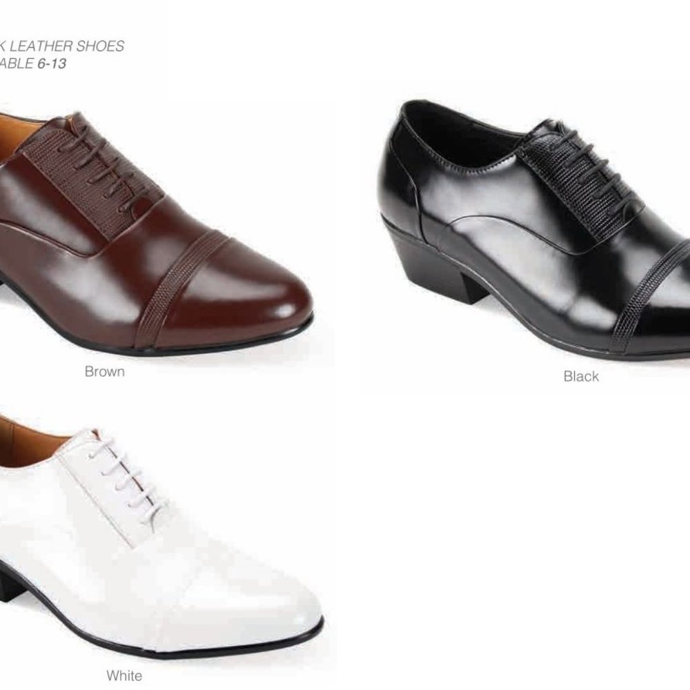 New D'Italo Men's leather upper lace-up shoes with cuban heel